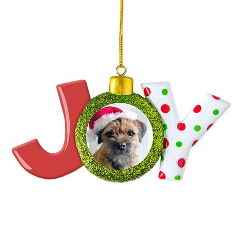 Create Personalized Christmas Joy Photo Ornament Snapfish Us