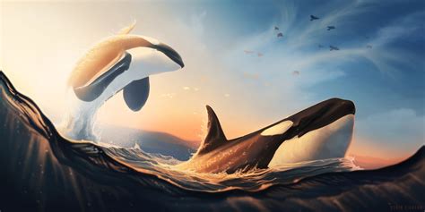 Animal Orca Hd Wallpaper By Ekateruna Kelyukh