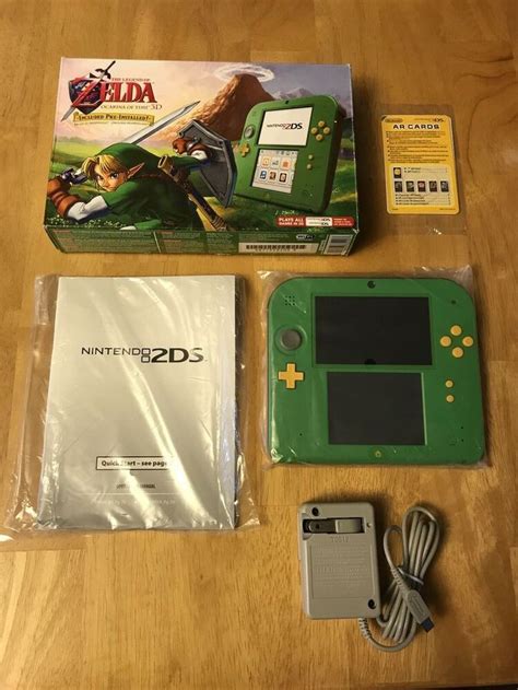 Nintendo Zelda DS Original Link Edition Green Handheld Console Nintendo Nintendo Ds