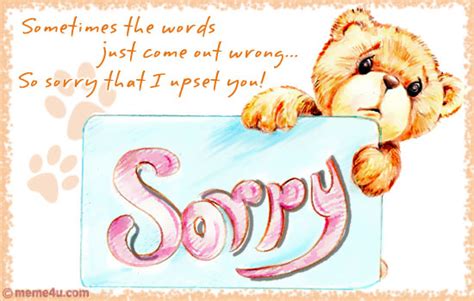 Sorry Have Upset You Online Sorry Card Sorry Greetings Card
