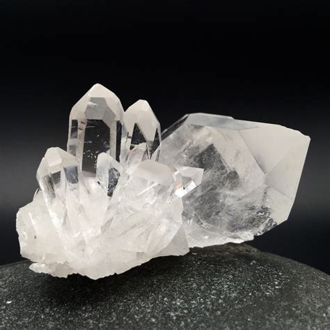 Clear Quartz Crystal Cluster From Brazil Twin Formation
