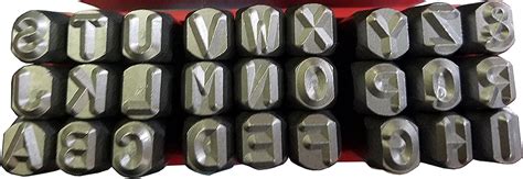 Buy Wokesi 5168mm High Hardness Carbon Steel Uppercase Letters
