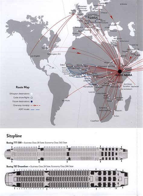 Ethiopian Airlines Verbindet Die Welt Mit Afrika 20165 Seatplan