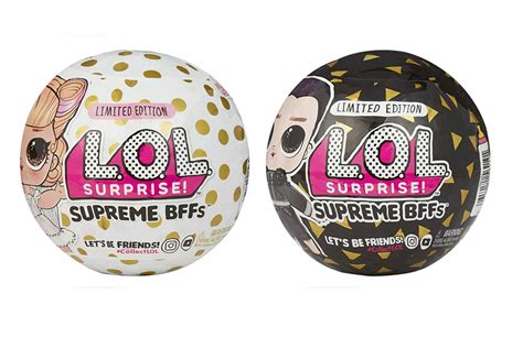 Lol Surprise Bff Limited Edition Black And White Balls Assorted