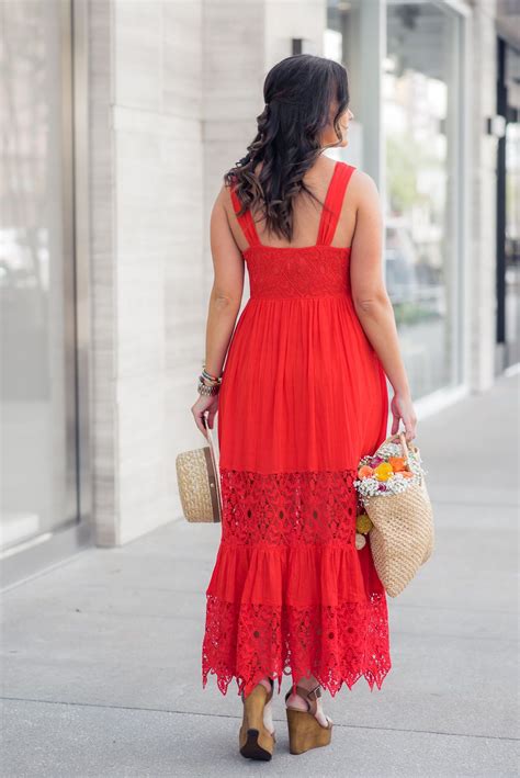 Red Maxi Dress Summer Fashion And Style The Styled Fox Red Maxi