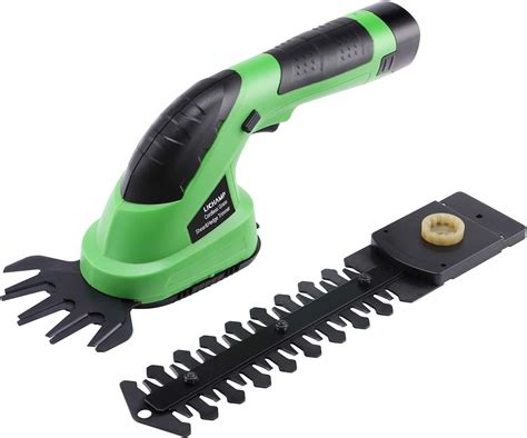 Lichamp 2 In 1 Electric Hand Held Grass Shear Hedge Trimmer Shrubbery Clipper