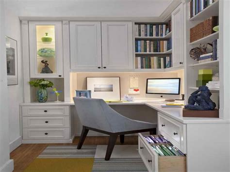 Cabinets Small Spaces Home Office Design Examples