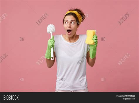 Surprised Housewife Image And Photo Free Trial Bigstock