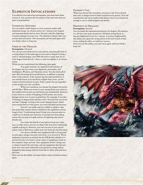 Warlock Dragon Patron — Pirate Gonzalez Games