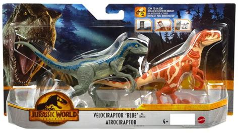 Jurassic World Dominion Velociraptor Blue Vs Atrociraptor Dino Battle