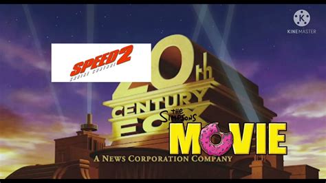 20th Century Fox Fanfare Mashup 8 Speed 2 And Simpsons Youtube