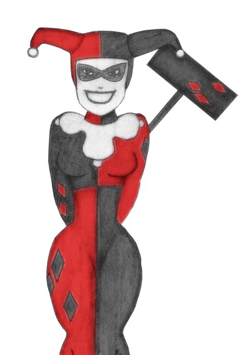 Harley Quinn Drawing By Tygrextza On Deviantart