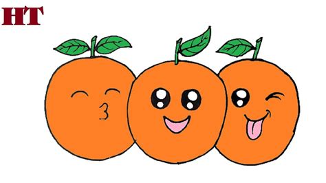 How To Draw Cute Fruit Easy Circle Shape Drawing