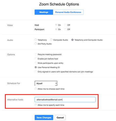 Zoom makes hosting more efficient. Alternative host - Zoom Help Center