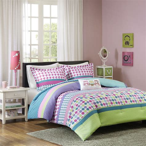 Buy products such as heritage club lola ruffle comforter set with jewels, twin at walmart and save. BEAUTIFUL BLUE TEAL AQUA PINK GREEN PURPLE STRIPE POLKA ...