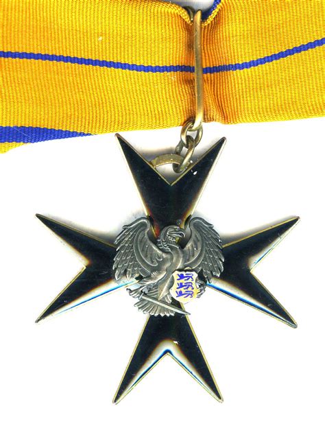 Order Of The Eagle Cross Commander Estonia World Medals And