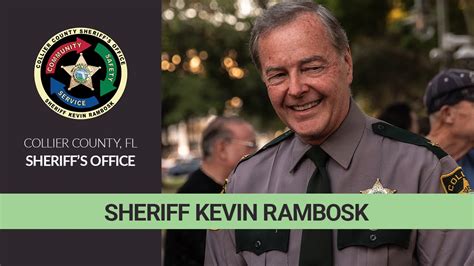 Collier County Sheriff Kevin Rambosk’s Oath Of Office Ceremony - YouTube