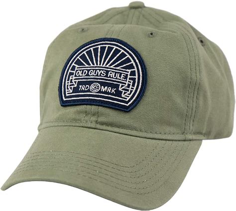 Old Guys Rule Hat Baseball Cap For Men Trademark Took Decades To