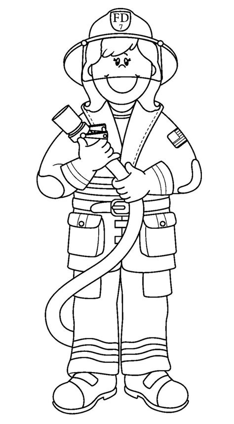 9 11 first responders coloring page sketch coloring page. Printable Firefighter Coloring Pages | Coloring Me ...