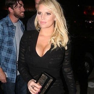 Jessica Simpson Goes Out Showing Her Bra And Panties In A See Thru Dress