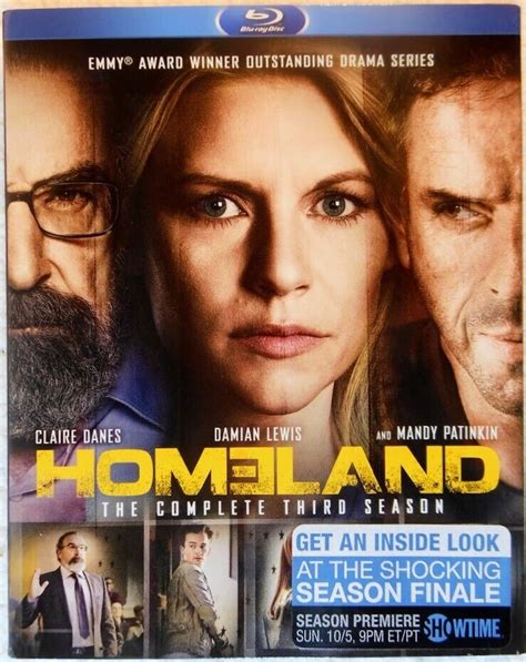 homeland the complete third season blu ray for sale online ebay