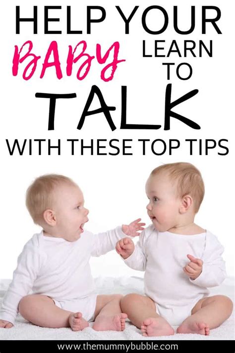 Top Tips For Teaching Baby To Talk The Mummy Bubble