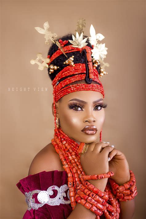 Pin This Confident And Fierce Look For Your Edo Traditional Wedding