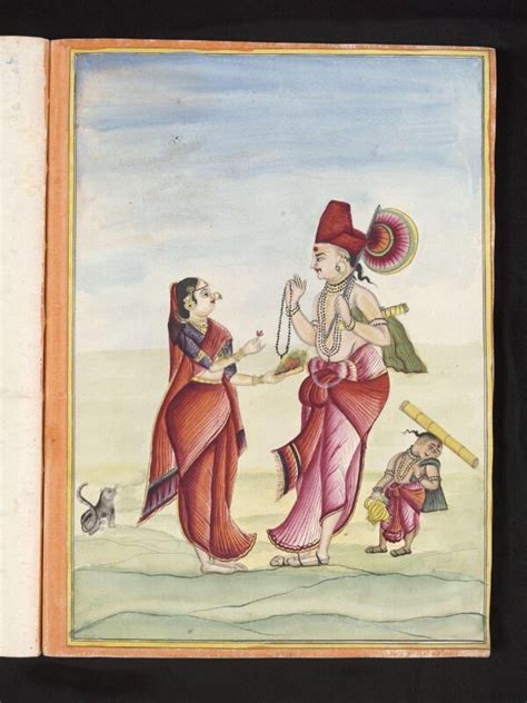 A Brahmin With His Wife Child And Cat Unknown Vanda Explore The