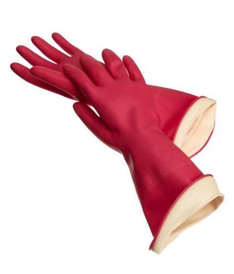 Rubber Gloves Pink Large Pair Delta Cleaning Supplies