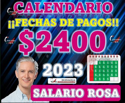 ≫ ¡fechas De Pagos De 2 Mil 400 Pesos Bimestrales Calendario De Pago