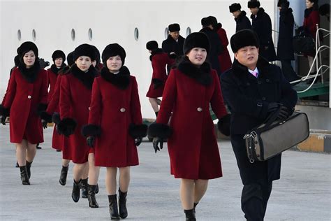 200 Strong Army Of Beauties From North Korea Arrive In South Korea To Cheer Winter Olympics