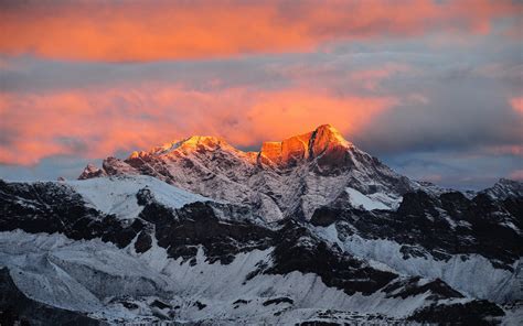 Mount Everest Sunset 4k Hd Wallpaper