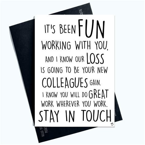 Printable Goodbye Card For Coworker Includes Farewell Cards For