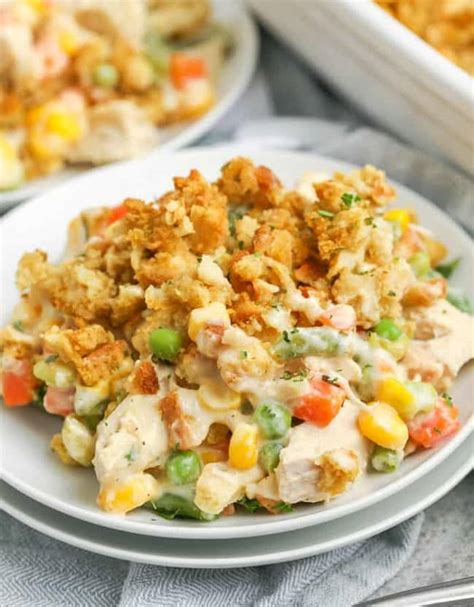 Quick And Easy Chicken Stuffing Casserole Ready In Just Minutes