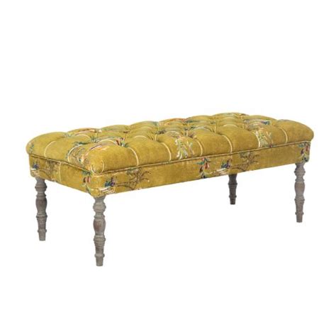 Buy Mind The Gap Mtg Furniture Edward Tufted Ottoman Chinoiserie