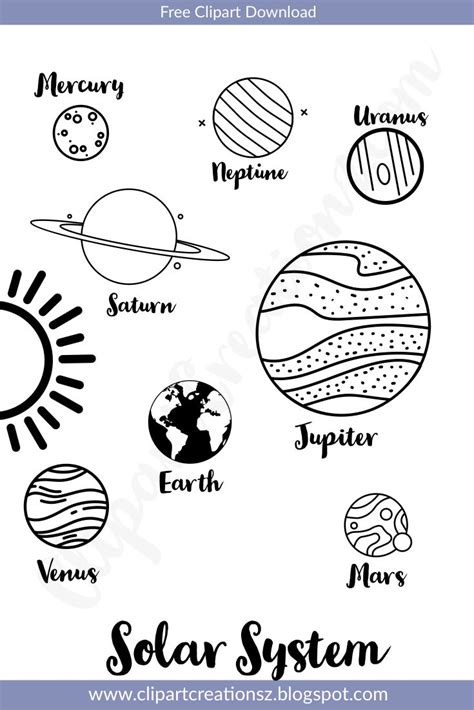 planets coloring pages  kids  learn   fun  coloring  clip art planet