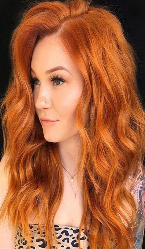 40 Red Hair Color Ideas Bright And Light Red Amber Waves Ginger Hair Color Red Ombre Hair