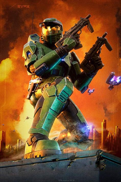 Pin By Robert S Buscadiamantes On Halo Art Halo Master Chief Halo Armor Halo Combat Evolved
