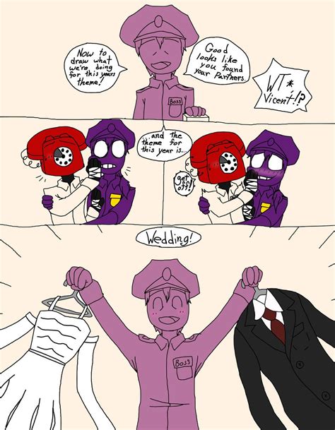 Fnaf Phone Guy Xpurple Guy Comic 2colored By Silvertyrant98x Five
