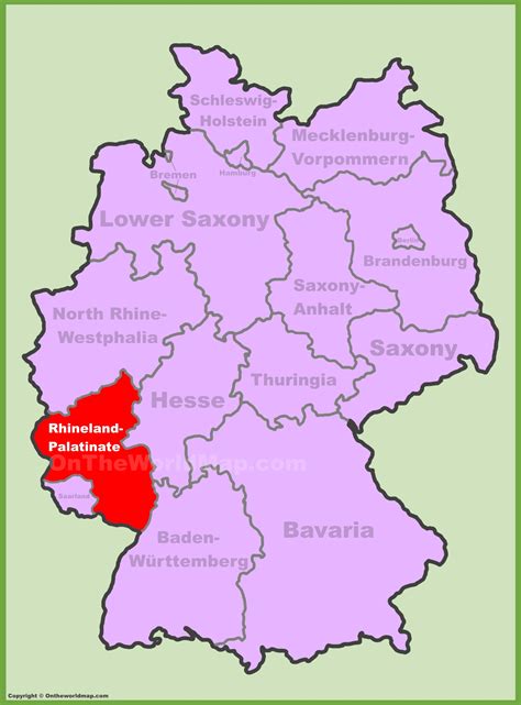 Ein »weiter so« kann es nicht geben. Rheinland Pfalz Germany Map | Map North East