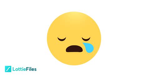 Emoji 26 Cry On Lottiefiles Free Lottie Animation