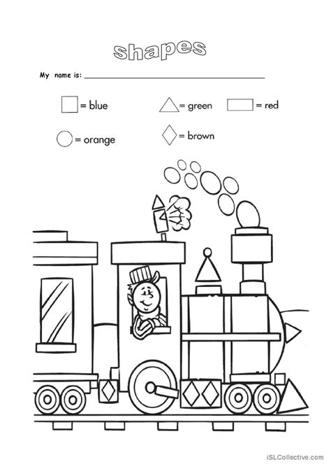 Shapes And Colours English Esl Worksheets Pdf And Doc
