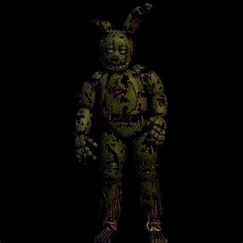 I Tried To Make An Accurate Springtrap Render Rfivenightsatfreddys