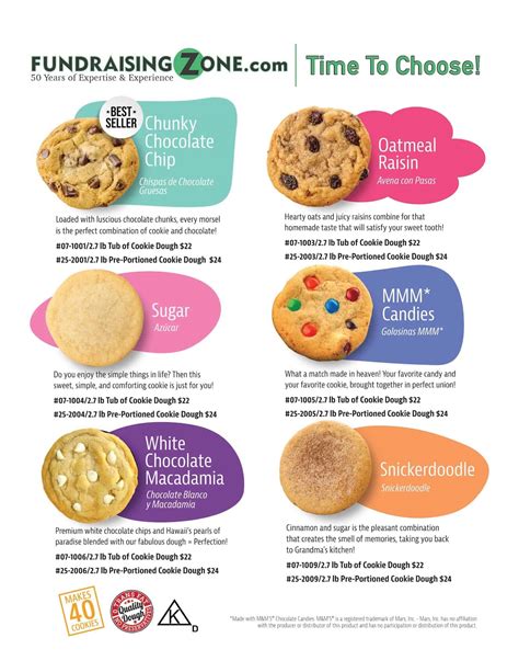 Cookie Dough Fundraising Ideas Delicious Taste Easy Sales