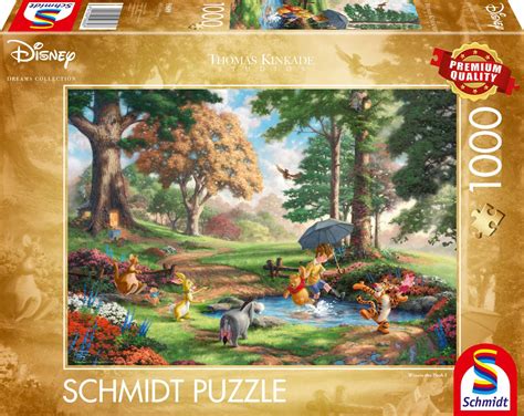 Schmidt Kinkade Disney Winnie The Pooh Jigsaw Puzzle 1000 Pieces Pdk