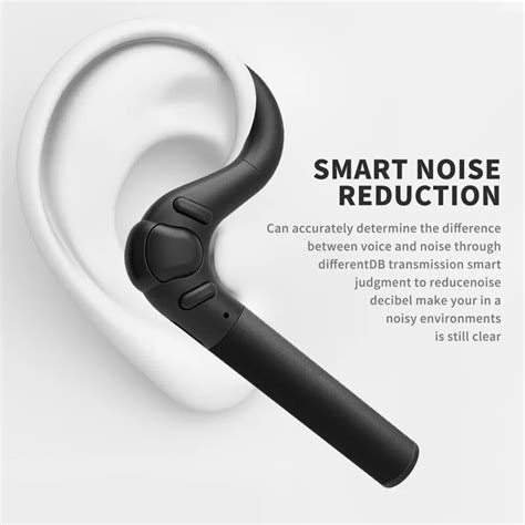 Upslon Bluetooth Headset Noise Canceling Earbud Wireless Car Earpiece