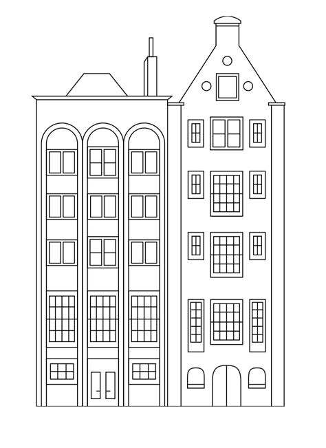 Factory Building Coloring Coloring Pages