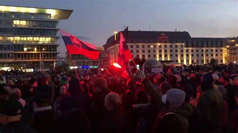 Thousands Gathered In Bratislava Slovakia To Protest Against Covid19