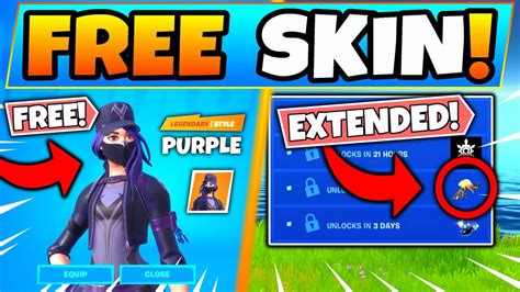 Free Purple Remedy Skin And Overtime Rewards In Fortnite New Update In