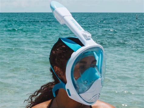 G2rise Sn01 Full Face Snorkel Mask With Detachable Snorkeling Mount